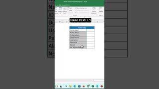 Excel Trik Cara Membuat Titik Dua Otomatis Sejajar excel shorts [upl. by Yzdnil]