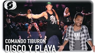 Comando Tiburon  Disco y Playa  Salsation® Choreography by SMT Javier Calderon [upl. by Arihday]