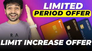 HDFC Credit Card Limit Increase Offer is Now Available [upl. by Shelbi]