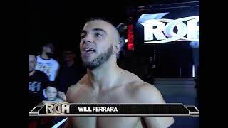 Will Ferrara Vs Michael Elgin ROH TV 442015 [upl. by Oram]