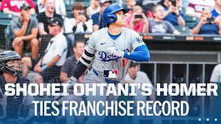 Shohei Ohtani homers amp makes it 9 STRAIGHT GAMES with an RBI Dodgers franchise record 大谷翔平ハイライト [upl. by Yor]