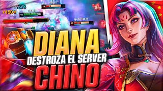 ¡LA MEJOR OTP DIANA RANK 1 DESTROZA EL SUPER SERVER CHINO 🤯 [upl. by Sancho967]