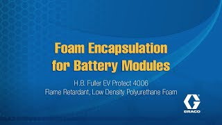 HB Fuller EV Protect 4006  Foam Encapsulation of EV Battery Modules [upl. by Ivey]