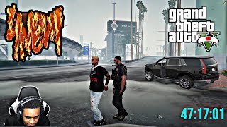 YBN almighty jay Girlfriend Get’s Shot amp He Goes To Jail  GTA V RP Very Crazy [upl. by Llyrehc]