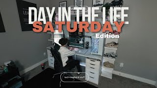 REALISTIC  DAY IN THE LIFE OF A TEENAGE CONTENT CREATOR SATURDAY EDITION [upl. by Hallutama]