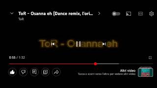 osanna eh dance remix [upl. by Broucek]