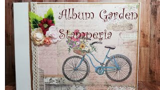 Album scrapbooking Garden Stamperia [upl. by Drogin]