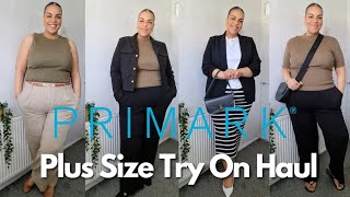 PRIMARK PLUS SIZE TRY ON HAUL SPRING SUMMER COLLECTION 2024 [upl. by Schreiber707]