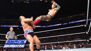 Sin Cara vs Rusev SmackDown Aug 22 2014 [upl. by Nojram303]