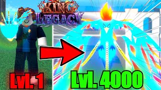 Noob to Max Level Using Phoenix Fruit In King Legacy Roblox [upl. by Felix]