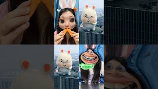 Rabbit cute 🥰 All the teeth have been broken funny asmr [upl. by Tongue]