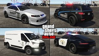 GTA 5  Police Comet S2 Dominator ASP Speedo Express Gresley amp More [upl. by Mahgirb333]