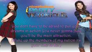 Iparty with victoriousLeave it all to shine Lyrics [upl. by Ferwerda794]