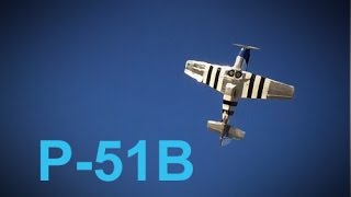 Радиоуправляемая модель Полеты Модель самолета P51B quotMustangquot [upl. by Cormier]