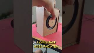 HOME MADE BASS RADIATER speaker hometheater speakerwoofer diy subwoofer [upl. by Tann]