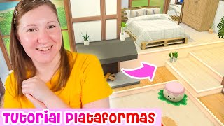 ✨PLATAFORMAS sims 4 TUTORIAL como se CONSTRUYEN✨  LosSims [upl. by Elsa]