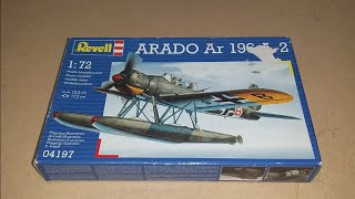 Unboxing Revell 172 Arado Ar196 [upl. by Halil]