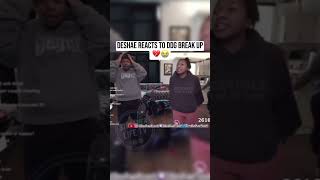 Deshae amp Brooklyn reacts to DDG break up with Hallie 👀😭 deshaefrost fyp streamerlifetv [upl. by Pace]