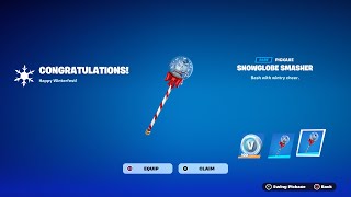 HOW TO GET SNOWGLOBE SMASHER PICKAXE IN FORTNITE [upl. by Landahl74]