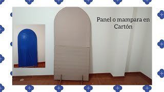 panel o mampara para fiestas en cartónfondo para tus eventos [upl. by Dorcas305]