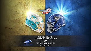 Topeka Tropics at Billings Outlaws  TDS Fiber Field  Monday March 20th [upl. by Bolitho23]