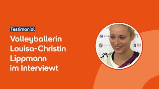 Volleyballerin LouisaChristin Lippmann im Interview [upl. by Stoecker]