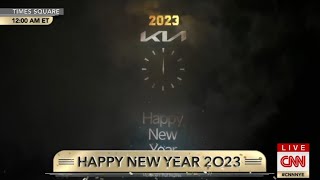 CNN USA Countdown to New Year 2023 New Years Eve Live  January 1 2023 [upl. by Lempres]