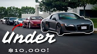 BEST Sports Cars Under 10k [upl. by Luapsemaj]