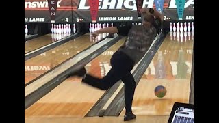 Walter Ray Williams Jr round of 8 at the PBA50 Lehigh Lanes Open 51824 on string pins [upl. by Nivlac]