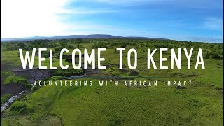 Volunteer in Kenya  African Impact [upl. by Losiram]