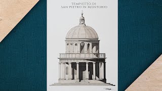 How I made this illustration  Tempietto di San Pietro in Montorio drawing artwork [upl. by Crowns]