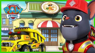 Charger and Rubble fix Mr Porters café and more  PAW Patrol  Cartoons for Kids Compilation [upl. by Ramyaj]