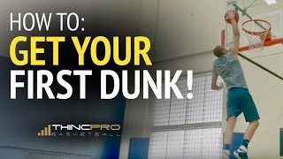 How to Get Your First Dunk How to Dunk a Basketball  ESSENTIAL Tips [upl. by Etnuhs]