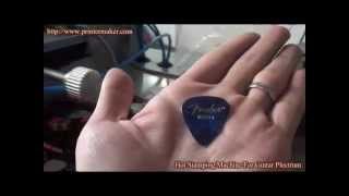 Guitar Plectrum Hot Stamping MachineHot Foil Stamping Mahcine For Guitar Plectrum [upl. by Mundy]