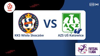 1 LIGA FUTSALU KOBIET  KKS Wisła Skoczów VS AZS UŚ Katowice  LIVE [upl. by Lyndes]