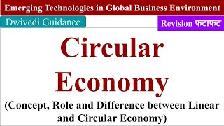 Concept of Circular Economy Explained with example difference between Linear and Circular Economy [upl. by Berky]