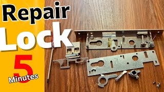 repair and mortise lock just in 5 minutes install door lock [upl. by Pederson192]