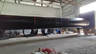 BS EN10219 S355JOH SSAW Steel Pipe shipment [upl. by Bartel]