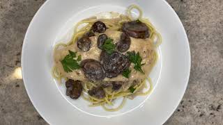 Chicken Marsala Recipe with Spaghetti Dinner [upl. by Anastice]