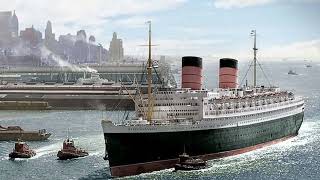 RMS Queen Elizabeth Horn  Sound Effect [upl. by Eladnwahs581]