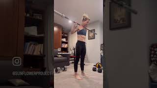 Hip hinging exercises for better squats motivation perimenopause staystrong fitwomenjourney [upl. by Yticilef968]