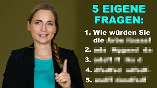 Vorstellungsgespräch  5 eigene Fragen die du am Ende stellen solltest [upl. by Hpotsirhc]