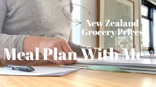 Meal Plan With Me  Trying To Stay On Budget While Food Prices Are Rising  New Zealand Grocery Haul [upl. by Annadal]