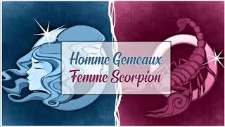 Homme Gémeaux ♊ Femme Scorpion ♏  Compatibilité Amoureuse Astrologique [upl. by Asalocin]