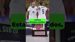 ESTADOS UNIDOS elimina a MÉXICO en el MUNDIAL SUB20 FEMENIL  100 Fútbol [upl. by Rehsa450]