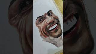 CR7 Em andamento ⏳art drawing paint realism draw cristianoronaldo cr7 futbol [upl. by Zemaj]