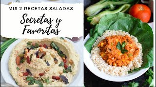 MIS 2 RECETAS SALADAS FAVORITAS  VEGANAS y FÁCILES ♡ [upl. by Amliv26]