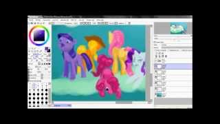 SPEED PAINT My Little Pony Competition Entry [upl. by Felicio]