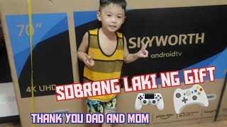 Skyworth 70 Inch Tv Unboxing skyworth android AndroidAuthoritySkyworthPhilippinesOfficial [upl. by Bartholomew]