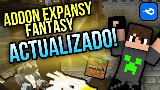 Addon EXPANSIVE FANTASY Para minecraft becrock 119 Link directo de descarga [upl. by Eri227]